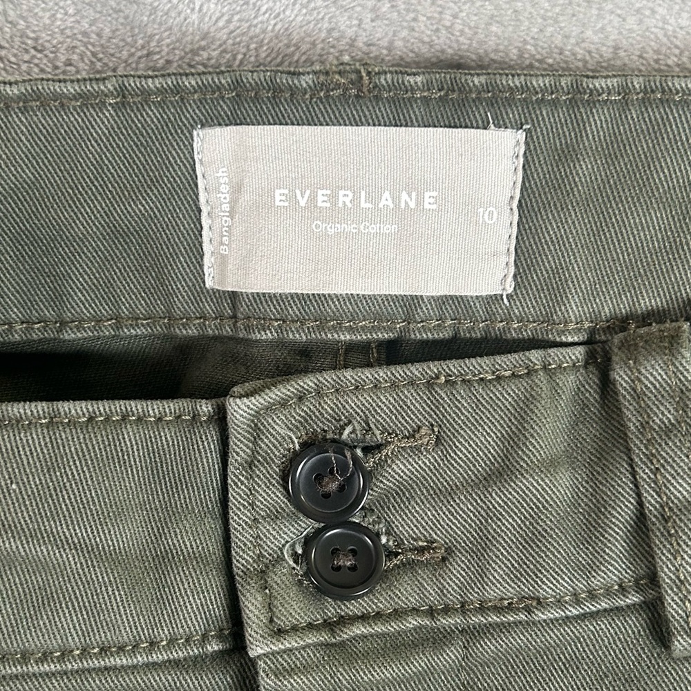 Everlane green organic wide leg pants - Picture 7 of 13